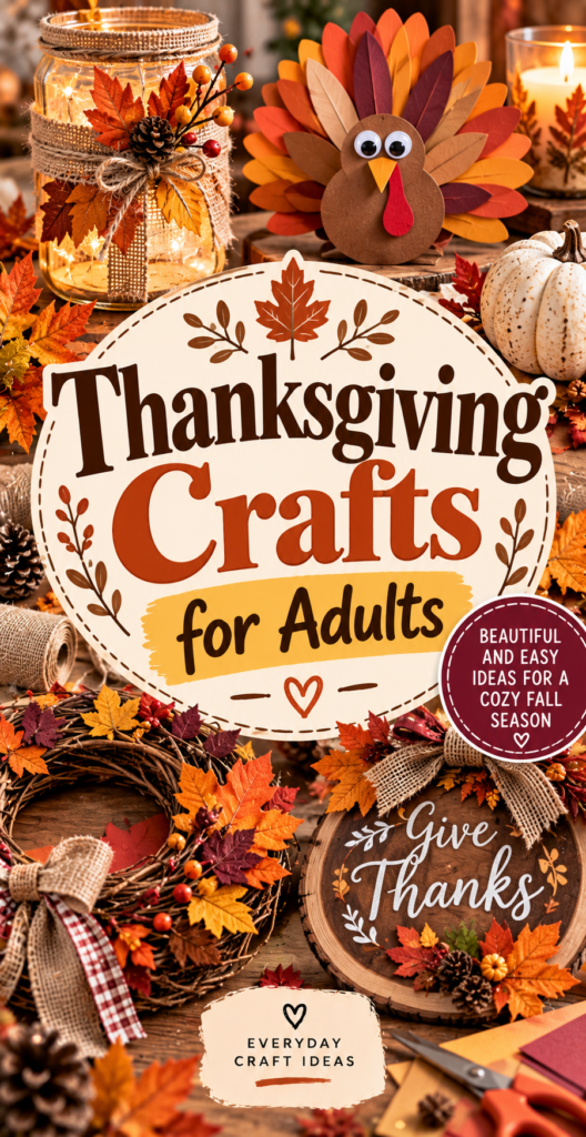 Thanksgiving Crafts for Adults