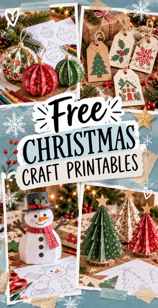Free Christmas Craft Printables