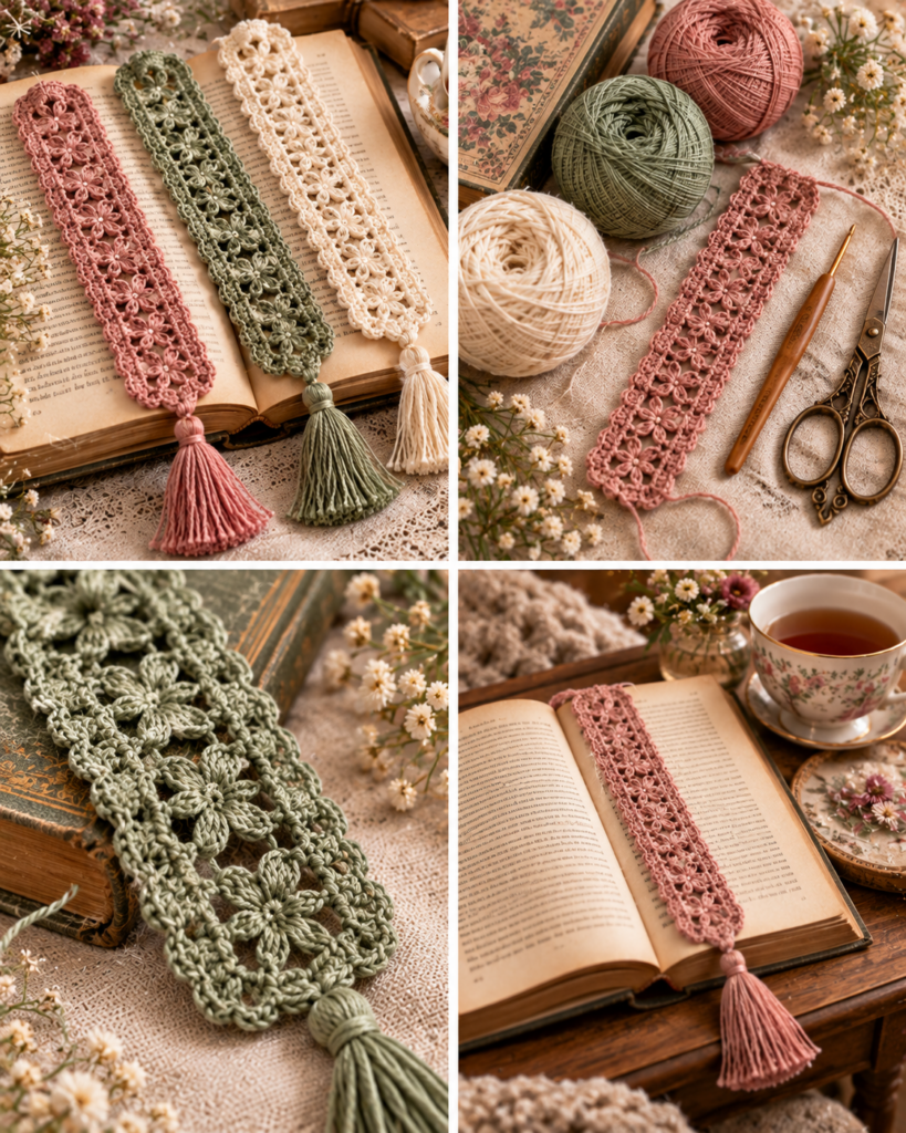 Easy Crochet Bookmark Pattern