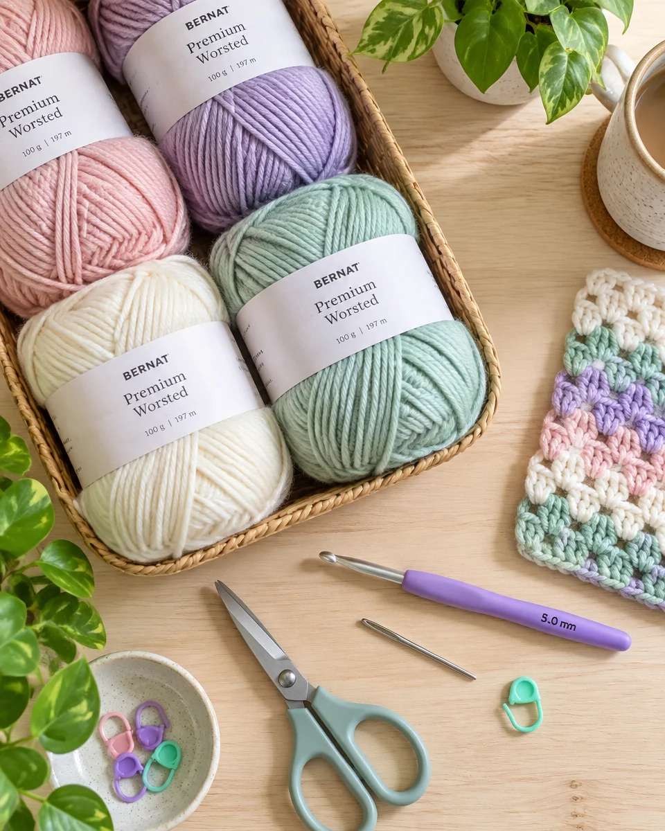 crochet flower pattern